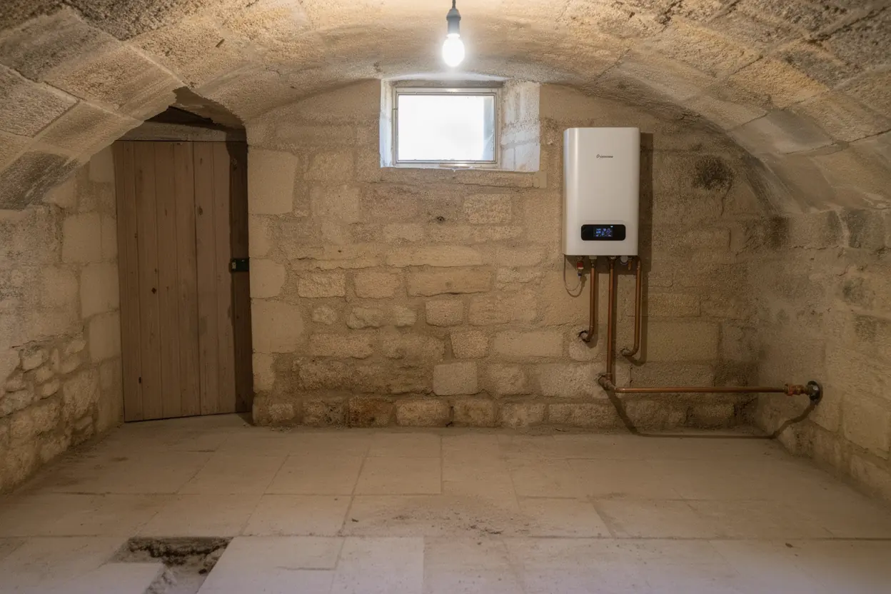 PAC air-eau installée sur plancher chauffant à Avignon