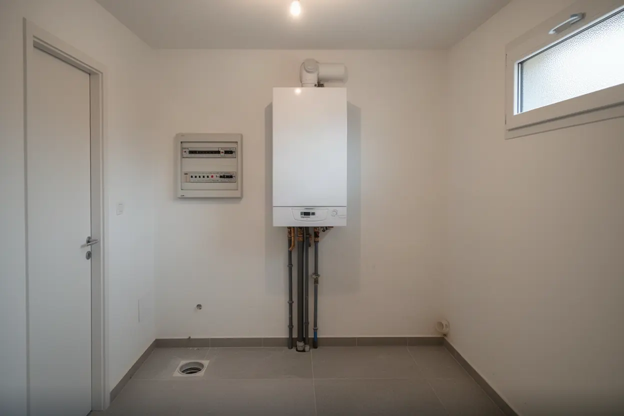 Chaudière électrique avant remplacement par une PAC