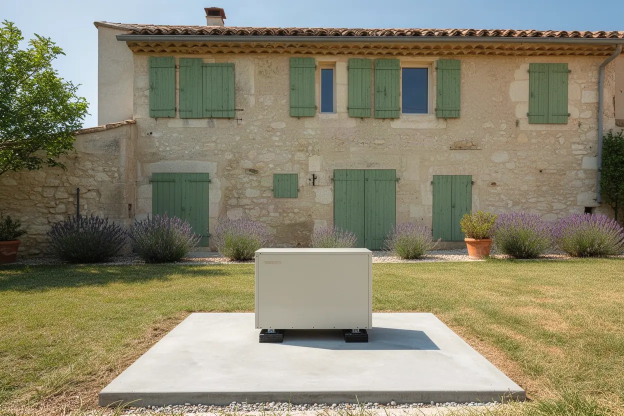 Nouvelle pompe à chaleur air-eau posée à Beaucaire