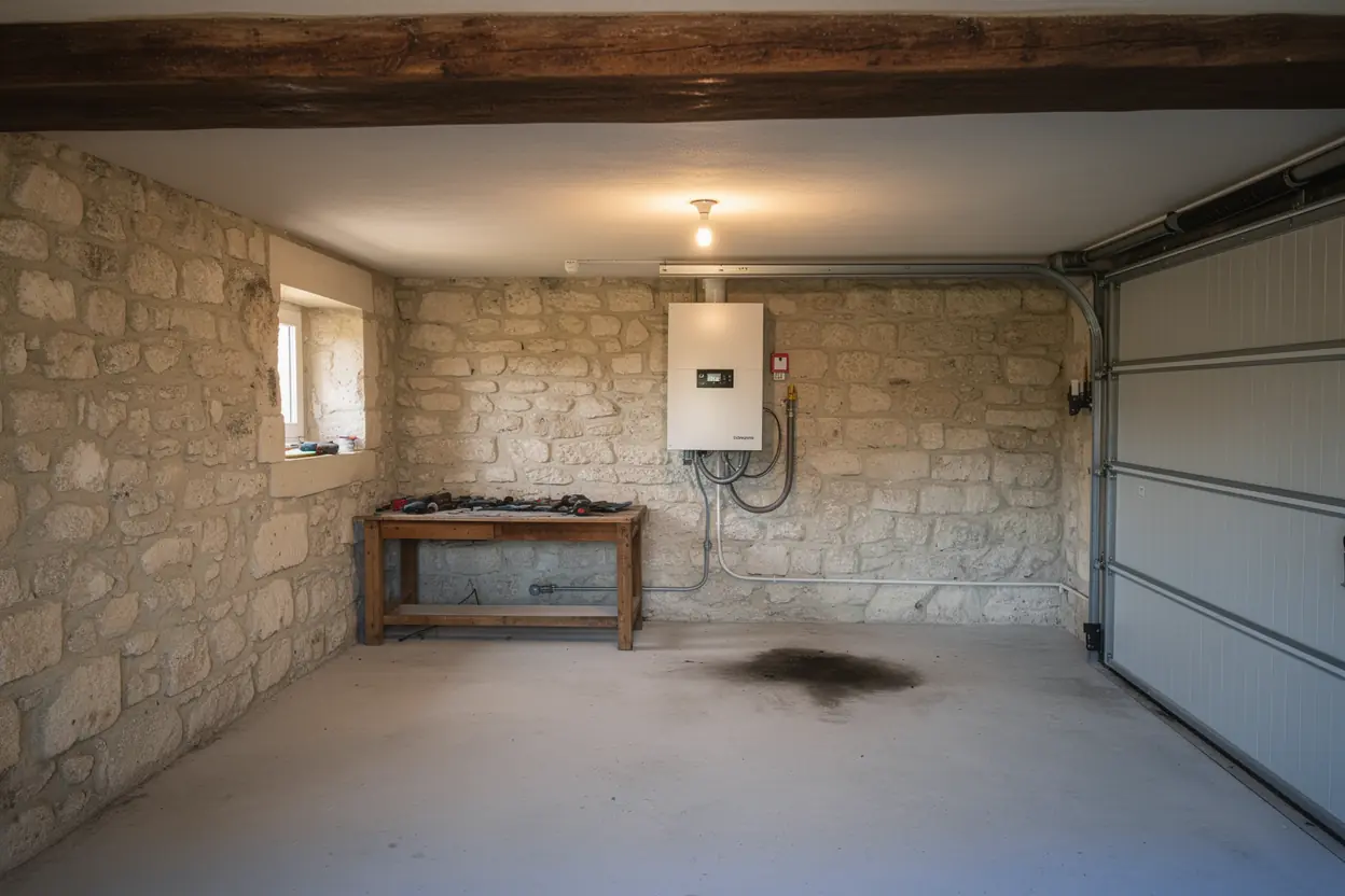 Nouvelle pompe à chaleur air-eau installée à Roquemaure