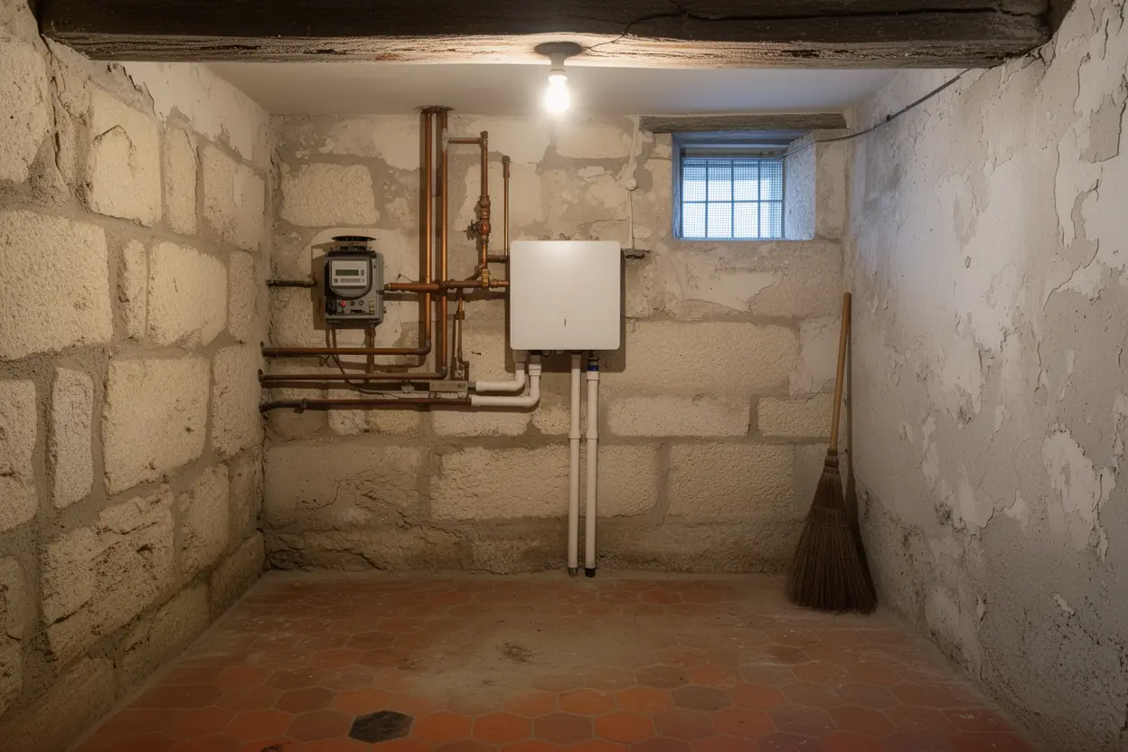 Pompe à chaleur air-eau installée après remplacement à Tarascon