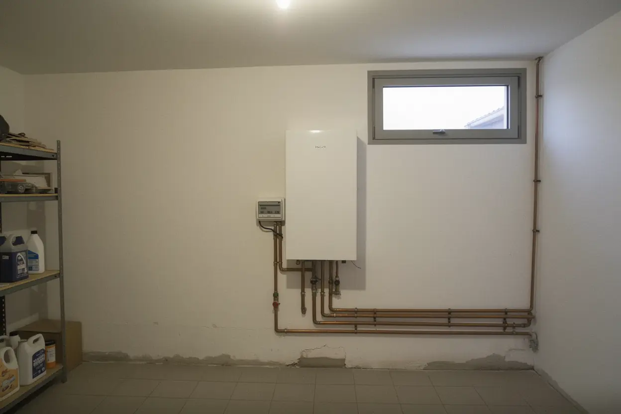 Pompe à chaleur air-eau installée après remplacement à Monteux