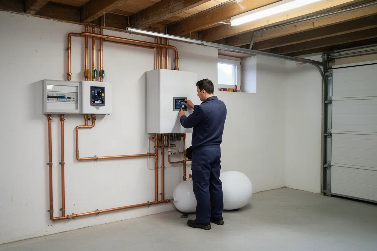 Installation d'une pompe à chaleur air-eau à Avignon